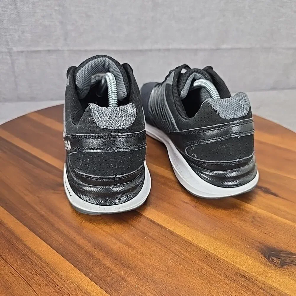 Fila Mens Indus Coolmax Gray 1SR20883-409‎ Black Running Shoes Sneakers Size 11